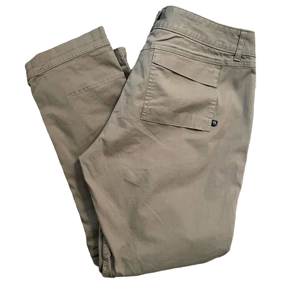 Mountain Hardware Khaki Pants Size 10 Dark Tan Hiking Pants 30 Inseam